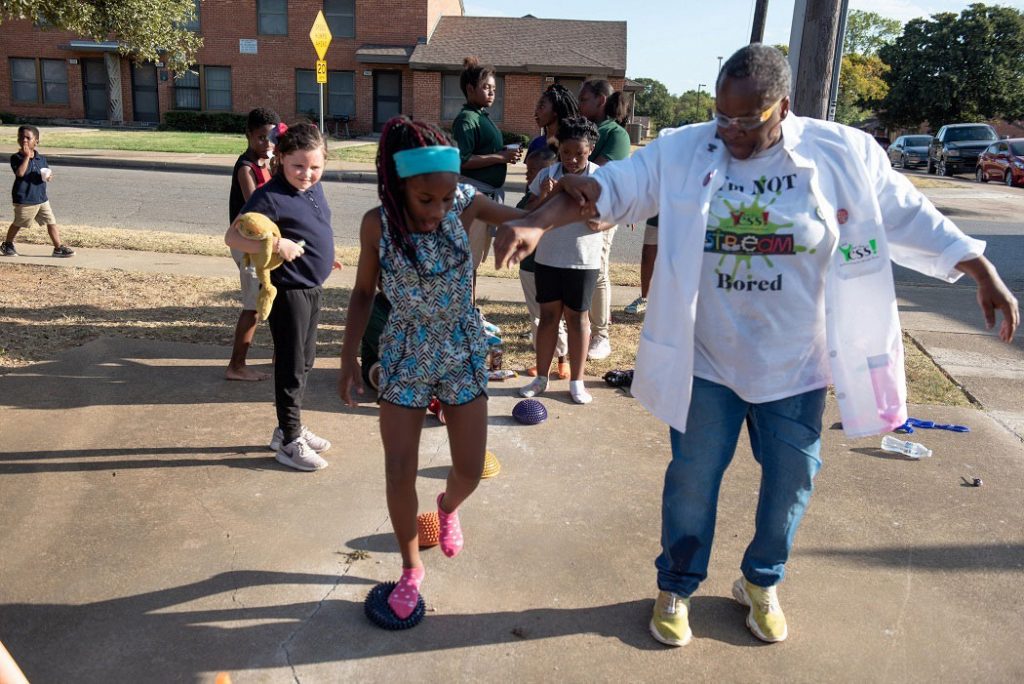 School Children & Teacher | Stop Six Choice Neighborhood